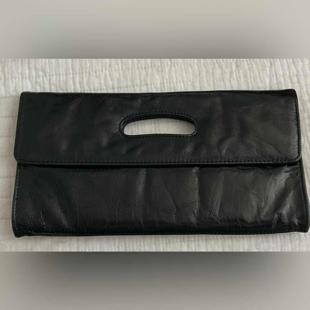 Hobo International Black Clutch Purse - Excellent Condition!